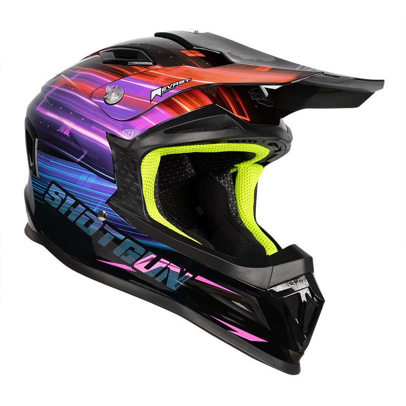 RXT SG1 ULTRA+ BLUR BLACK & PINK HELMET