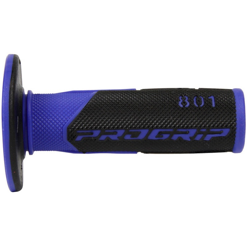 PROGRIP 801 BLUE & BLACK HALF WAFFLE DUAL DENSITY GRIPS