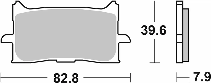 SBS SINTERED BRAKE PADS - SB940HS
