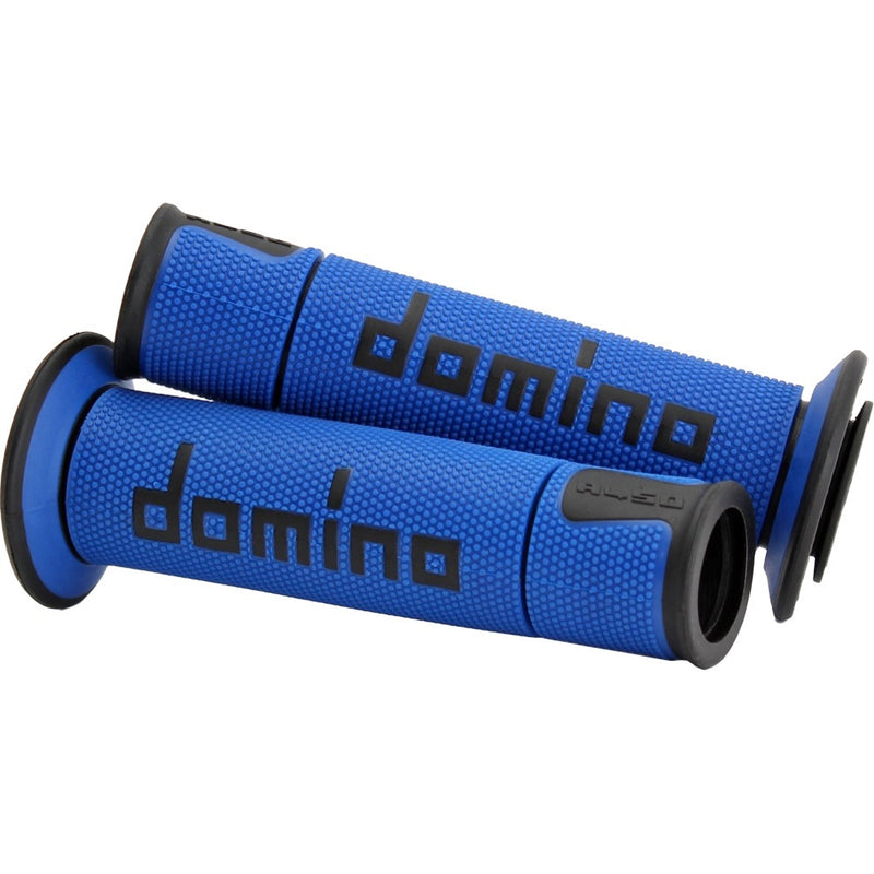 DOMINO A450 BLUE & BLACK RAOD GRIPS