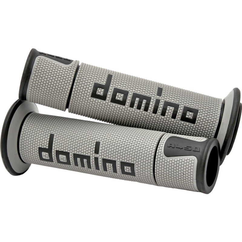 DOMINO A450 GREY & BLACK RAOD GRIPS