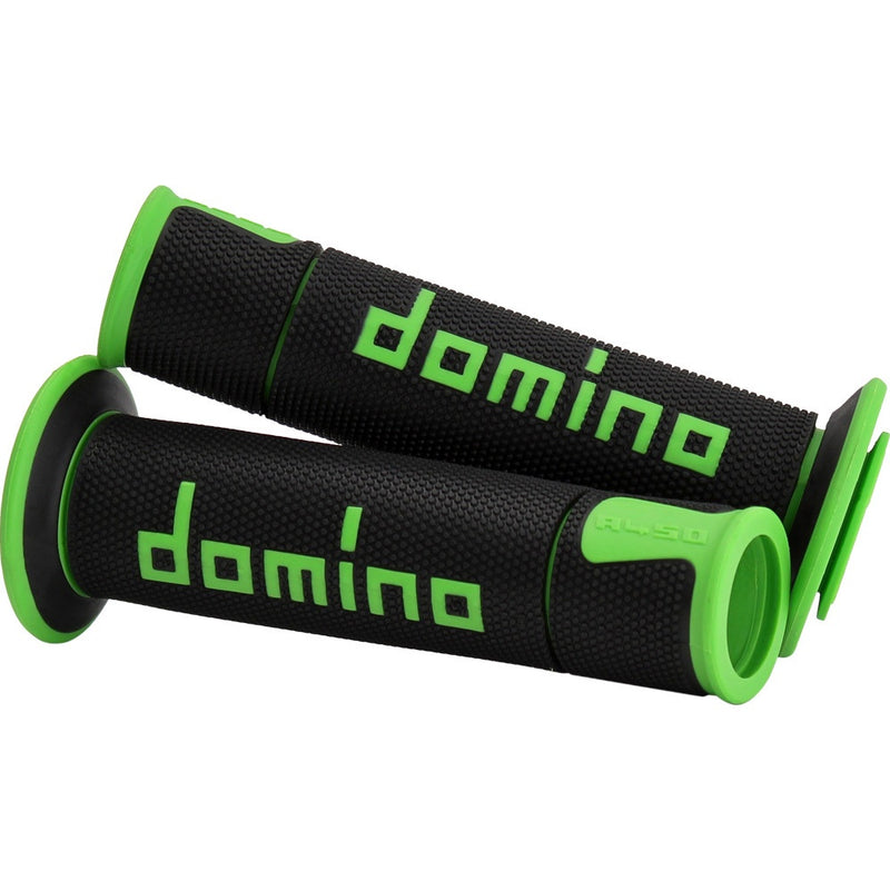 DOMINO A450 BLACK & GREEN RAOD GRIPS