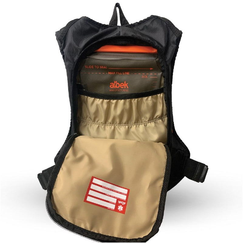 ALBEK H2O HAUL 8.0 BLACK 2L HYDRATION PACK