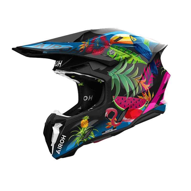 AIROH TWIST 3.0 AMAZONIA GLOSS HELMET