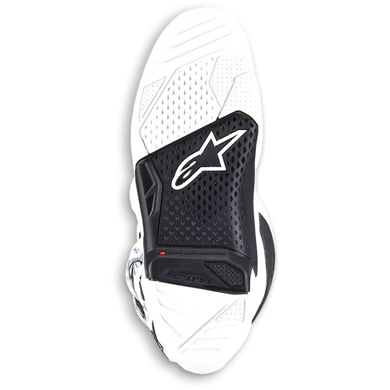 ALPINESTARS 2025 TECH 7 WHITE & BLACK BOOTS