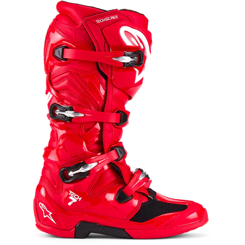 ALPINESTARS 2025 TECH 7 BRIGHT RED BOOTS