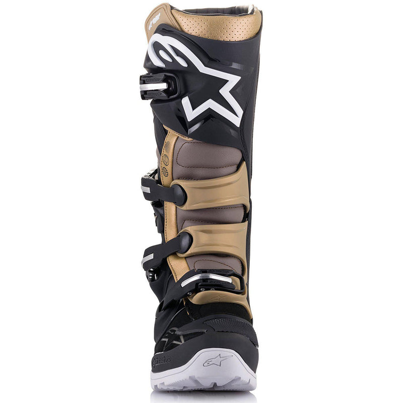 ALPINESTARS 2025 TECH 7 ENDURO DRYSTAR BLACK & GOLD BOOTS