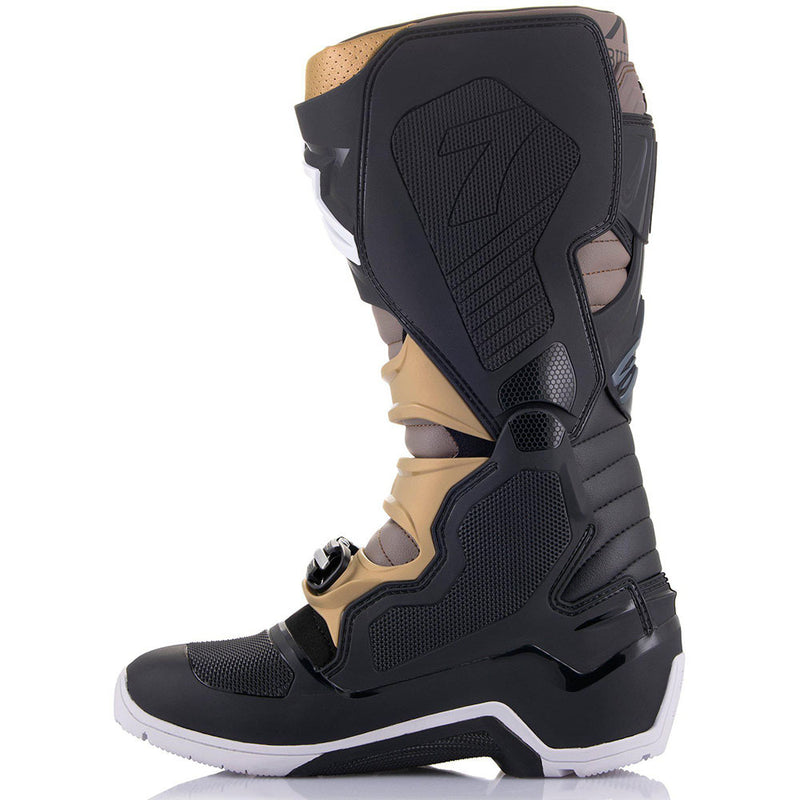 ALPINESTARS 2025 TECH 7 ENDURO DRYSTAR BLACK & GOLD BOOTS