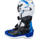 ALPINESTARS 2026 TECH 3S WHITE, BLACK ENAMEL & BLUE KIDS BOOTS