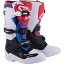ALPINESTARS 2026 TECH 7S BLACK, WHITE & RAINBOW KIDS BOOTS