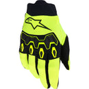 ALPINESTARS 2026 FULL BORE V2 FLURO YELLOW & BLACK KIDS GLOVES