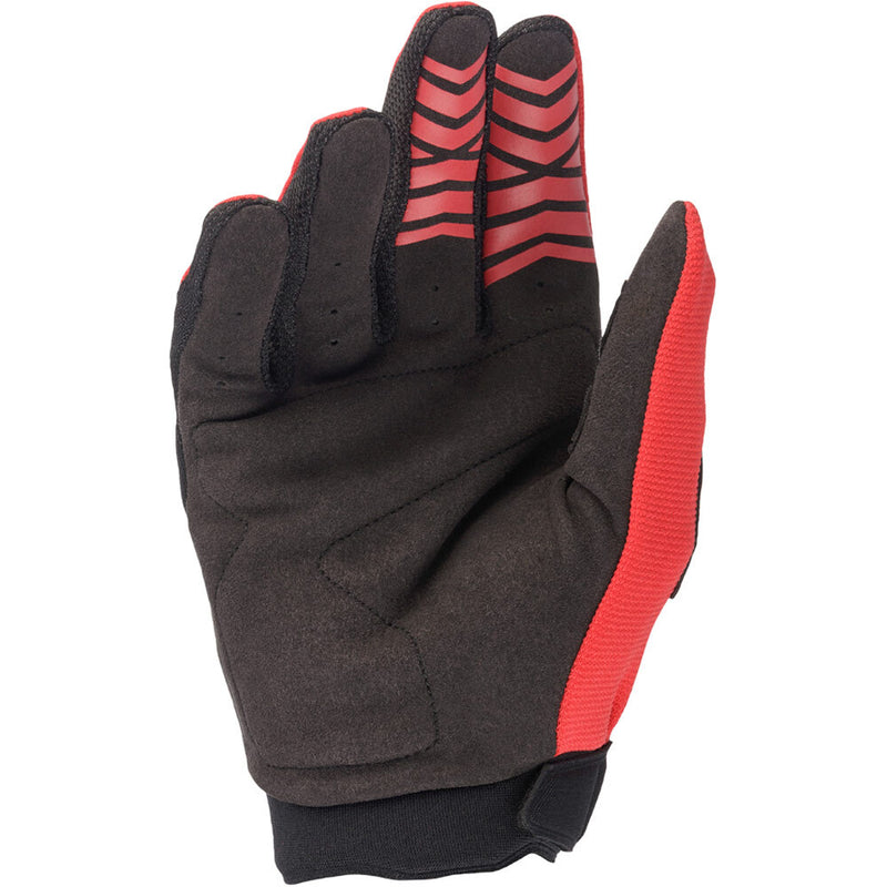 ALPINESTARS 2025 FULL BORE RED & BLACK KIDS GLOVES