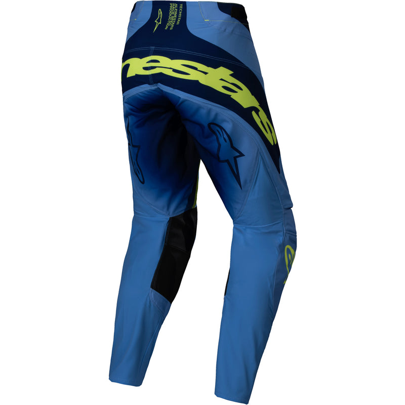 ALPINESTARS 2025 TECHSTAR MELT FLURO YELLOW & BLUE PANTS