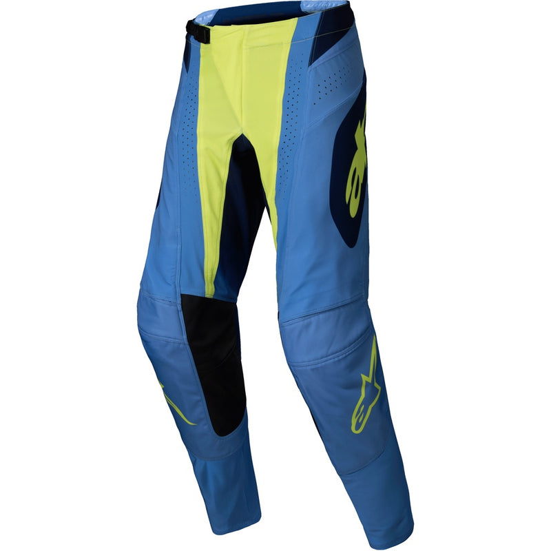 ALPINESTARS 2025 TECHSTAR MELT FLURO YELLOW & BLUE PANTS