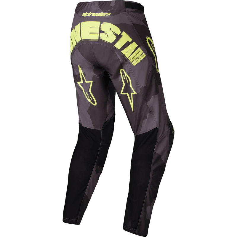 ALPINESTARS 2025 RACER HOLLOW DARK CAMO & FLURO YELLOW PANTS