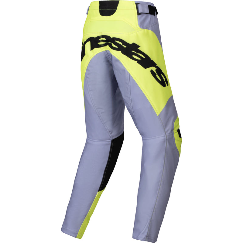 ALPINESTARS 2025 RACER VEIL GREY & FLURO YELLOW KIDS PANTS