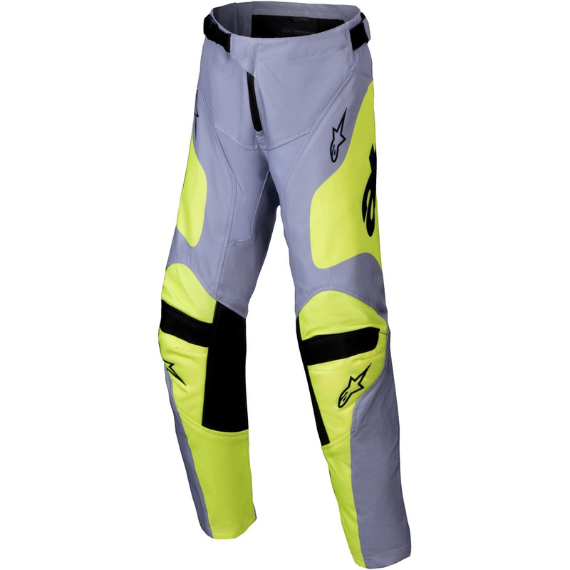 ALPINESTARS 2025 RACER VEIL GREY & FLURO YELLOW KIDS PANTS