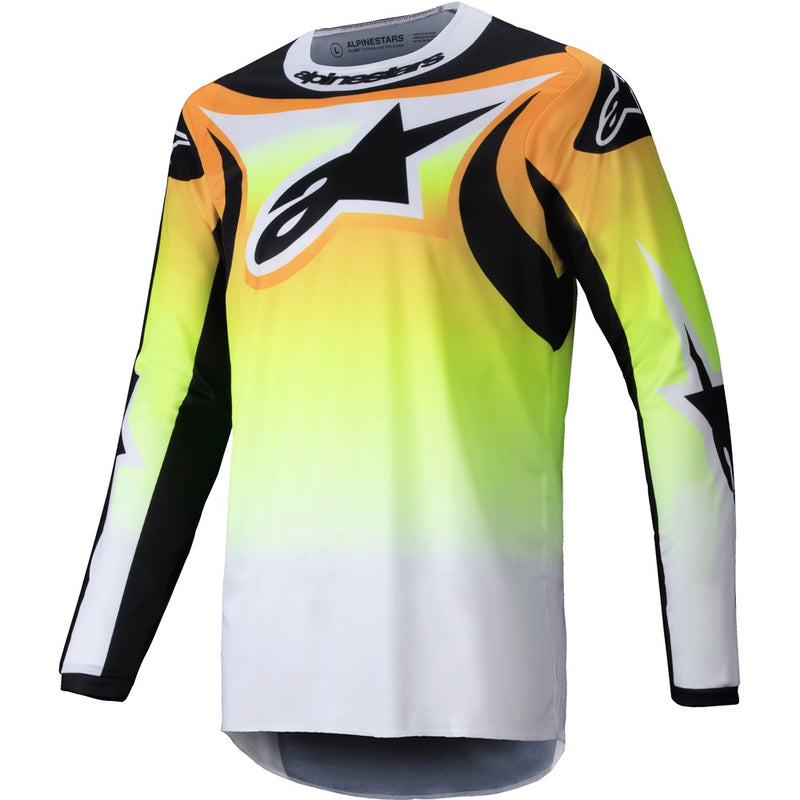 ALPINESTARS 2025 FLUID WURX YELLOW & BLACK JERSEY