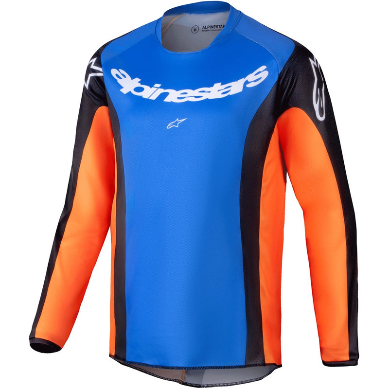 ALPINESTARS 2025 RACER MELT ORANGE & BLUE KIDS JERSEY