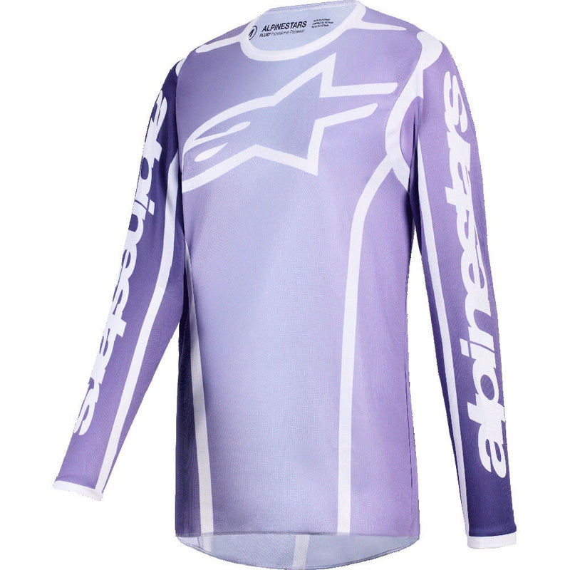 ALPINESTARS 2026 FLUID APEX VIOLET & WHITE WOMENS JERSEY