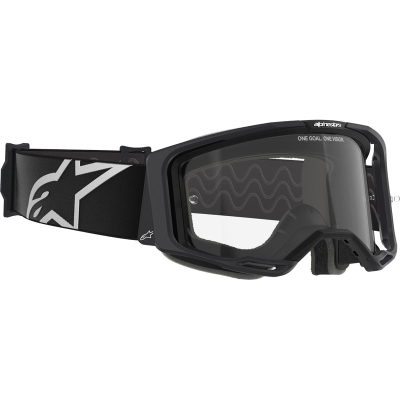 ALPINESTARS VISION 8 CORP BLACK GOGGLES WITH CLEAR LENS