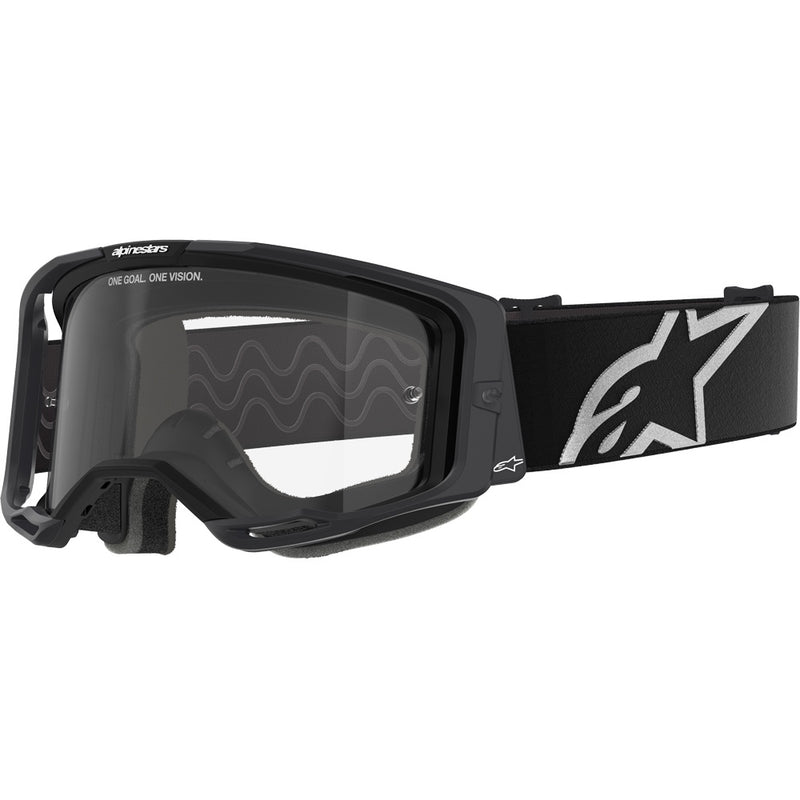 ALPINESTARS VISION 8 CORP BLACK GOGGLES WITH CLEAR LENS