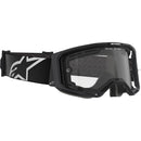 ALPINESTARS VISION 8 CORP BLACK GOGGLES WITH CLEAR DUAL PANE LENS