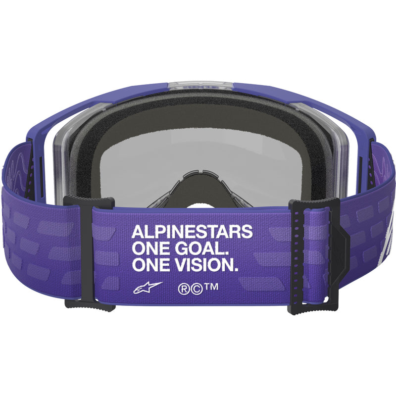 ALPINESTARS VISION 8 CORP PURPLE GOGGLES WITH BLUE MIRROR LENS