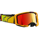 ALPINESTARS VISION 8 CORP YELLOW & PINK GOGGLES WITH RED MIRROR LENS