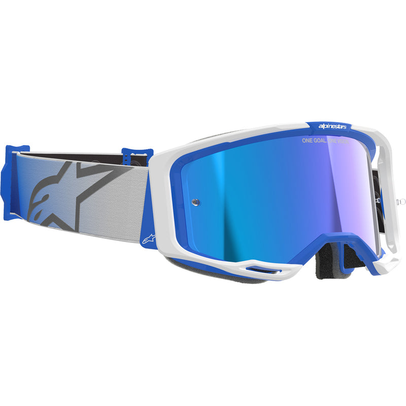 ALPINESTARS VISION 8 CORP BLUE GOGGLES WITH BLUE MIRROR LENS