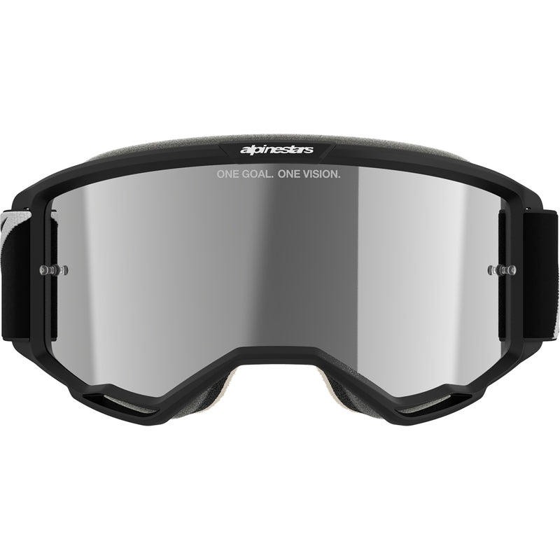 ALPINESTARS VISION 5 CORP BLACK GOGGLES WITH SILVER MIRROR LENS