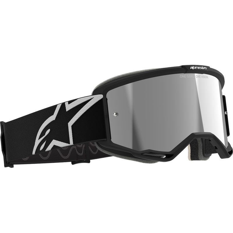 ALPINESTARS VISION 5 CORP BLACK GOGGLES WITH SILVER MIRROR LENS