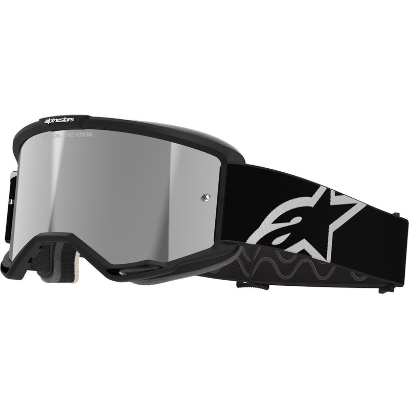 ALPINESTARS VISION 5 CORP BLACK GOGGLES WITH SILVER MIRROR LENS