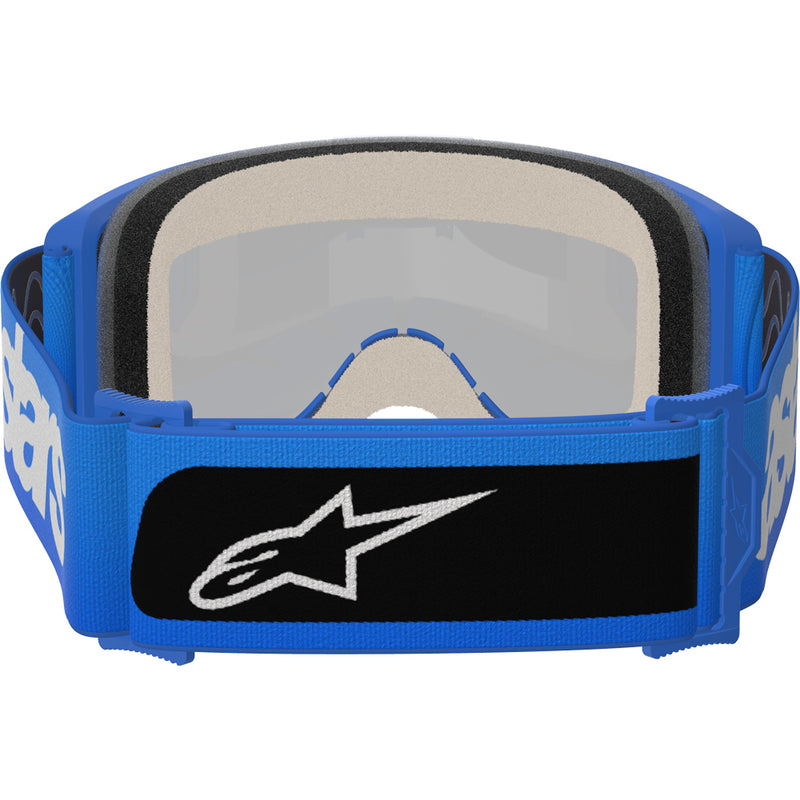 ALPINESTARS VISION 5 BLAZE BLUE GOGGLES WITH BLUE MIRROR LENS