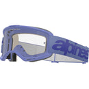 ALPINESTARS VISION 5 WORDMARK PURPLE GOGGLES WITH CLEAR LENS