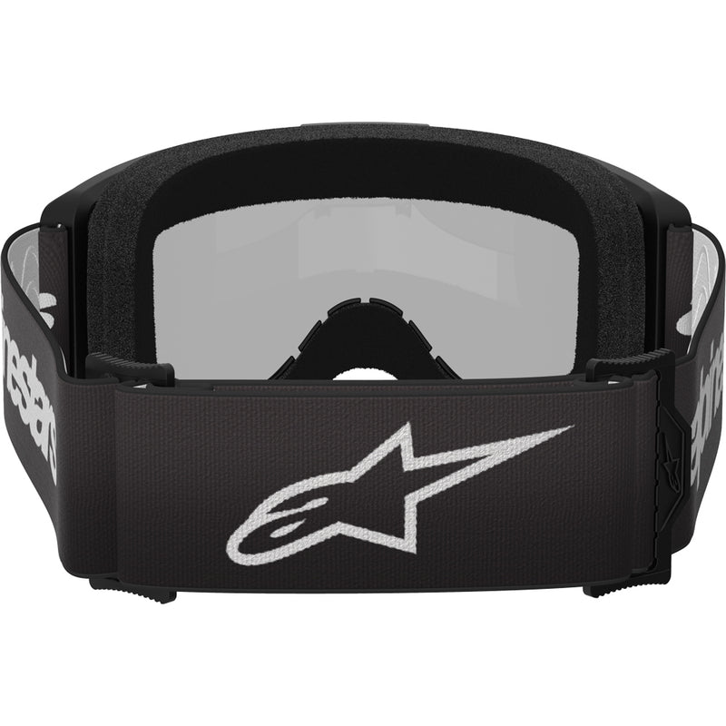 ALPINESTARS VISION 3 WORDMARK BLACK GOGGLES WITH SILVER MIRROR LENS