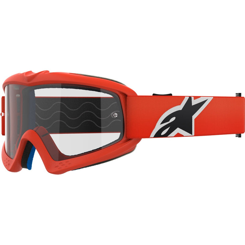 ALPINESTARS VISION CORP ORANGE KIDS GOGGLES WITH CLEAR LENS