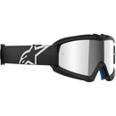 ALPINESTARS VISION CORP BLACK KIDS GOGGLES WITH SILVER MIRROR LENS