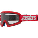 ALPINESTARS VISION BLAZE RED KIDS GOGGLES WITH CLEAR LENS