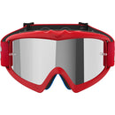 ALPINESTARS VISION BLAZE RED KIDS GOGGLES WITH SILVER MIRROR LENS