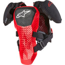 ALPINESTARS A-5 S BLACK, WHITE & RED KIDS CHEST PROTECTOR