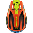 ALPINESTARS 2026 S-M3 FRAY BLACK, ORANGE & FLO YELLOW HELMET