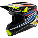 ALPINESTARS 2026 S-M3 WURX YELLOW, BLUE & RED KIDS HELMET