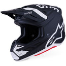 ALPINESTARS 2026 S-M7 DASHER BLACK & WHITE HELMET
