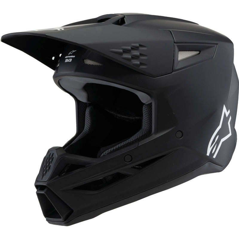 ALPINESTARS 2025 S-M3 MATTE BLACK HELMET