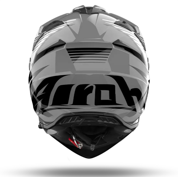 【値下げ】Airoh Bandit 2XL ダークグレーメタリック AIROH BANDIT SPICY GREY GLOSS HELMET