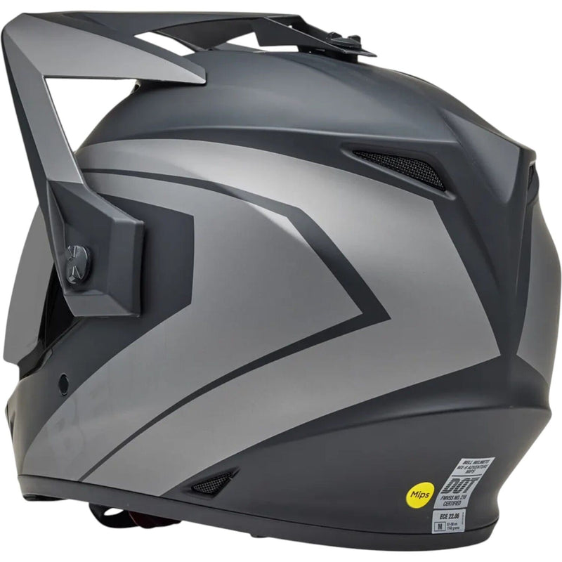 BELL 2026 MX-9 MIPS BLACKOUT BLACK & GREY ADVENTURE HELMET