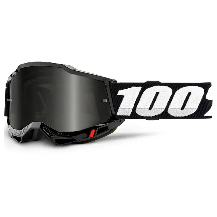 100% ACCURI 2 SAND BLACK GOGGLES WITH SMOKE LENS