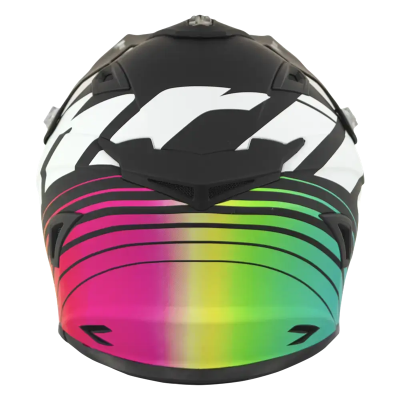 THRILA MIAMI MATTE BLACK & COLOUR BURST HELMET