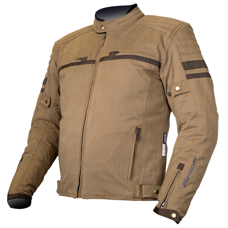 MOTODRY CLUBMAN EVO VINTAGE BROWN JACKET